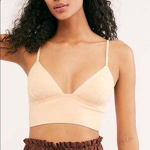 Free People “Sage” longline bralette NWT